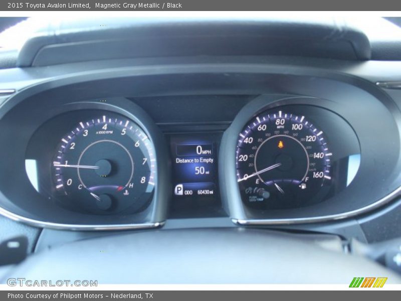 Magnetic Gray Metallic / Black 2015 Toyota Avalon Limited