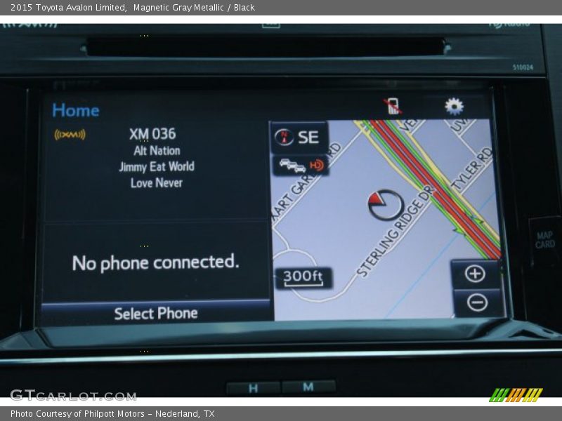 Magnetic Gray Metallic / Black 2015 Toyota Avalon Limited
