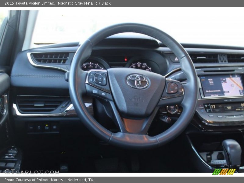 Magnetic Gray Metallic / Black 2015 Toyota Avalon Limited