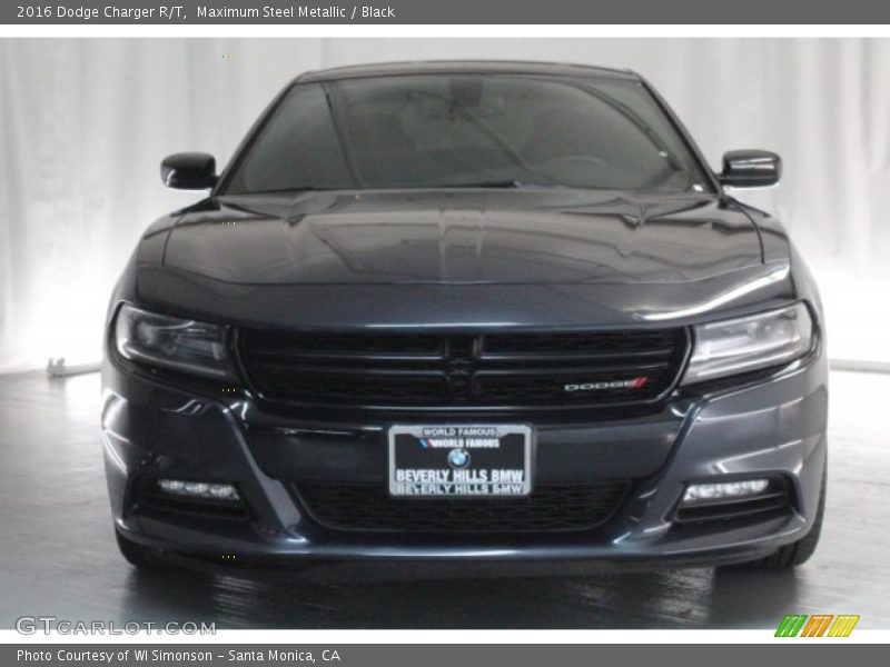 Maximum Steel Metallic / Black 2016 Dodge Charger R/T