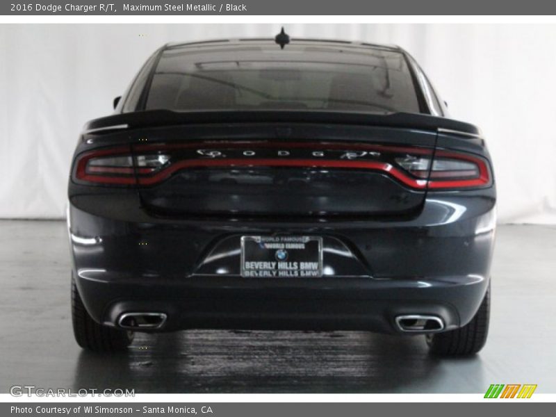 Maximum Steel Metallic / Black 2016 Dodge Charger R/T