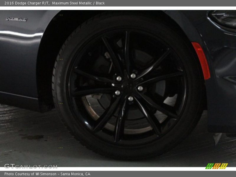 Maximum Steel Metallic / Black 2016 Dodge Charger R/T
