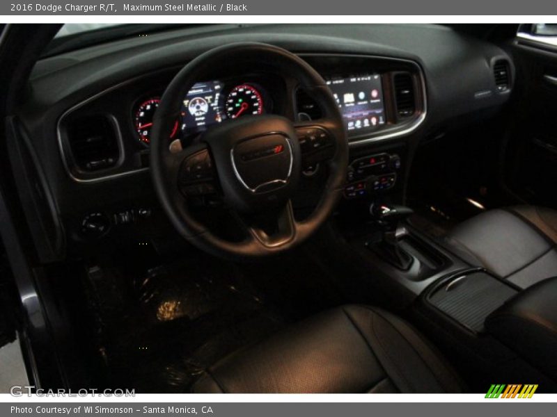 Maximum Steel Metallic / Black 2016 Dodge Charger R/T