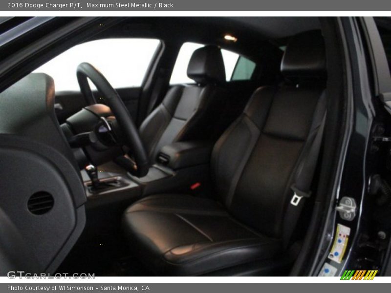 Maximum Steel Metallic / Black 2016 Dodge Charger R/T