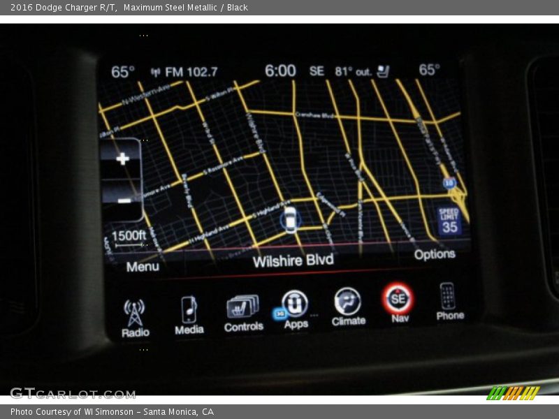 Maximum Steel Metallic / Black 2016 Dodge Charger R/T