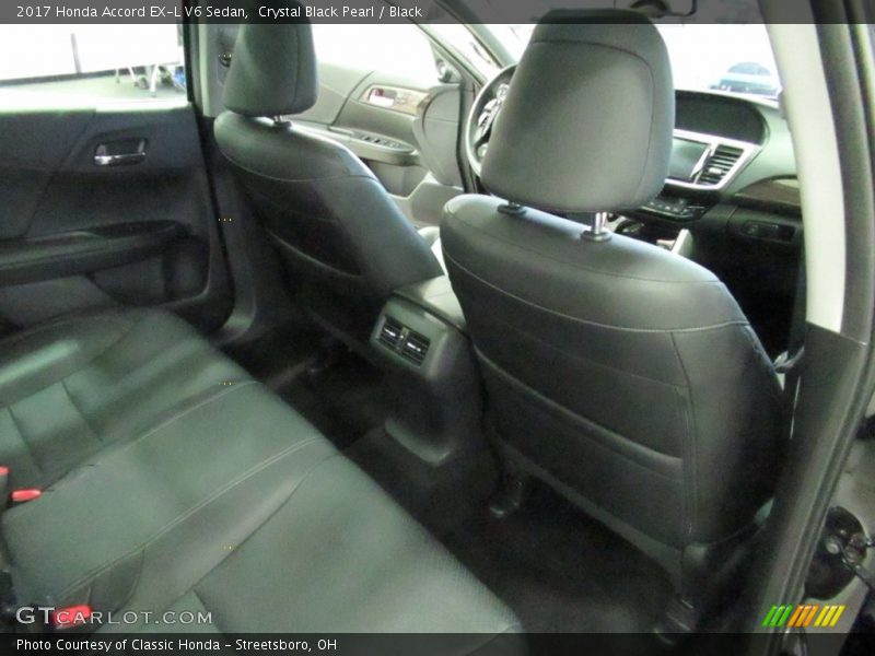 Crystal Black Pearl / Black 2017 Honda Accord EX-L V6 Sedan