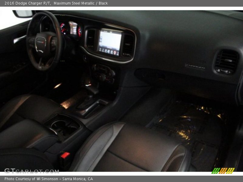 Maximum Steel Metallic / Black 2016 Dodge Charger R/T