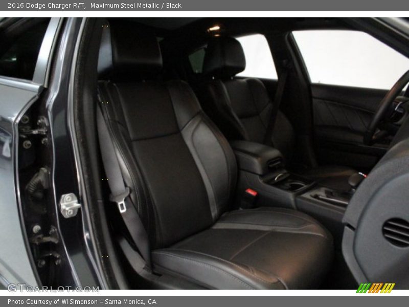 Maximum Steel Metallic / Black 2016 Dodge Charger R/T