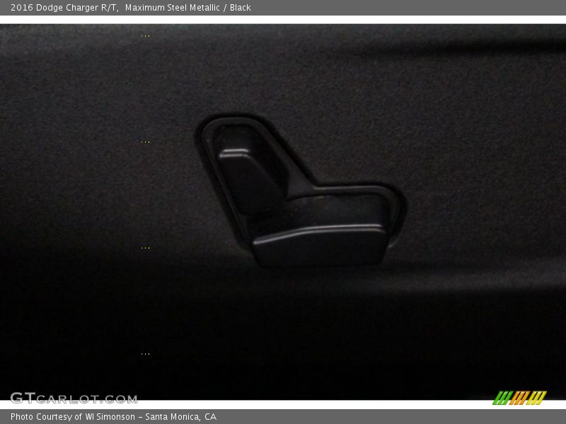 Maximum Steel Metallic / Black 2016 Dodge Charger R/T