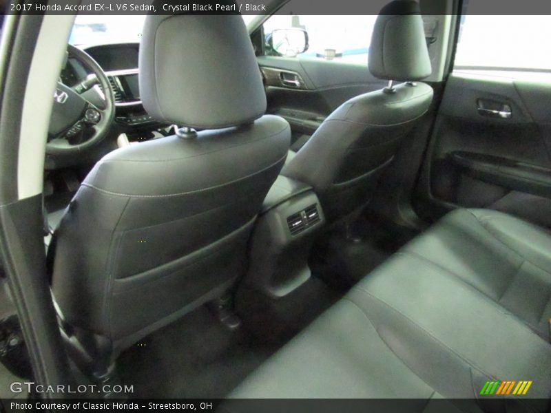Crystal Black Pearl / Black 2017 Honda Accord EX-L V6 Sedan
