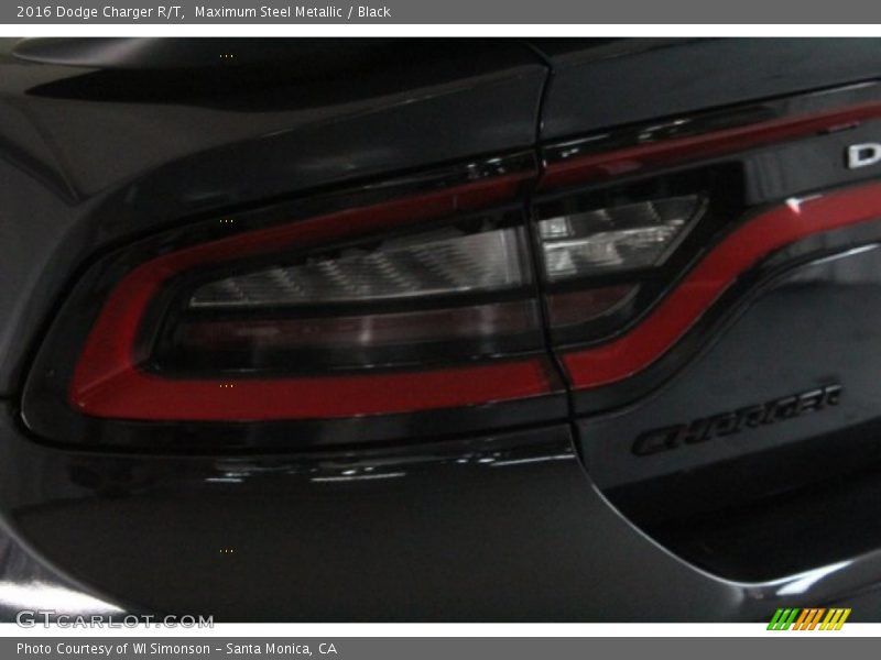 Maximum Steel Metallic / Black 2016 Dodge Charger R/T