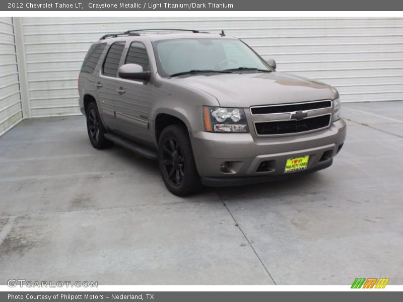 Graystone Metallic / Light Titanium/Dark Titanium 2012 Chevrolet Tahoe LT