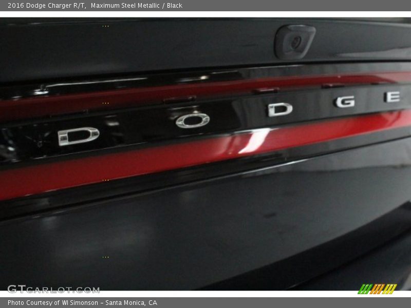 Maximum Steel Metallic / Black 2016 Dodge Charger R/T