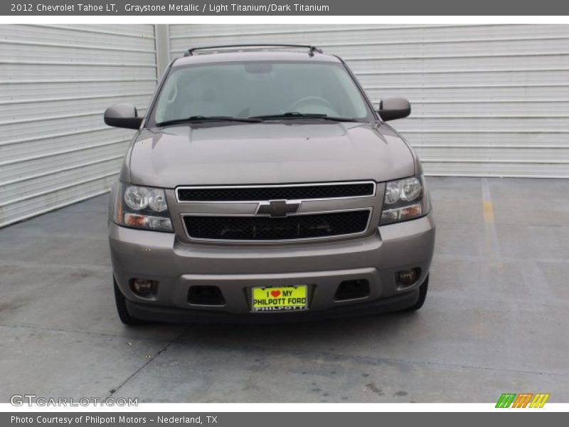 Graystone Metallic / Light Titanium/Dark Titanium 2012 Chevrolet Tahoe LT