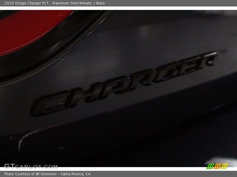 Maximum Steel Metallic / Black 2016 Dodge Charger R/T