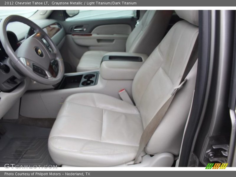 Graystone Metallic / Light Titanium/Dark Titanium 2012 Chevrolet Tahoe LT
