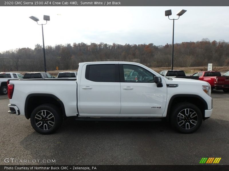 Summit White / Jet Black 2020 GMC Sierra 1500 AT4 Crew Cab 4WD