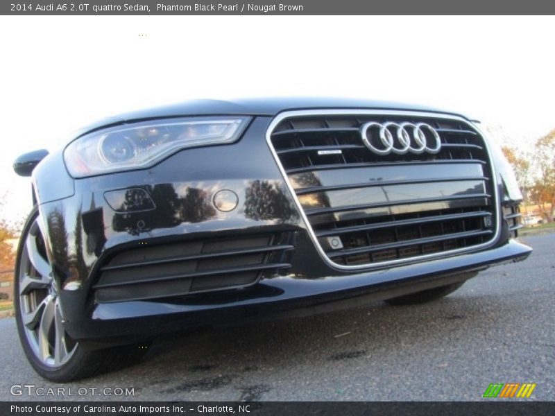 Phantom Black Pearl / Nougat Brown 2014 Audi A6 2.0T quattro Sedan