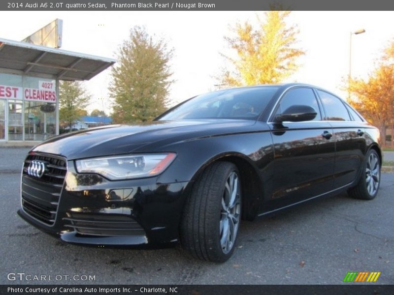 Phantom Black Pearl / Nougat Brown 2014 Audi A6 2.0T quattro Sedan