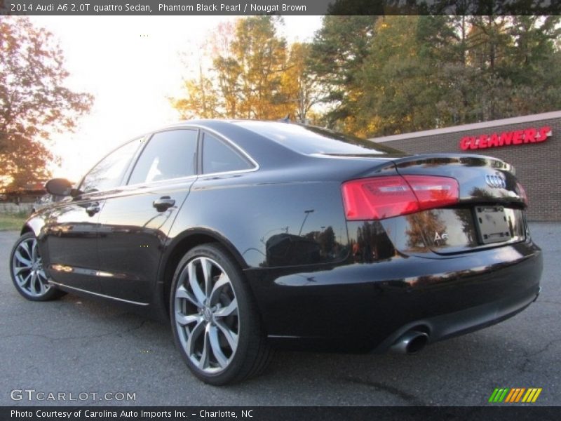 Phantom Black Pearl / Nougat Brown 2014 Audi A6 2.0T quattro Sedan