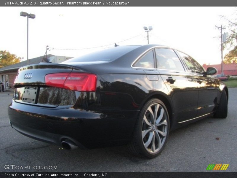 Phantom Black Pearl / Nougat Brown 2014 Audi A6 2.0T quattro Sedan