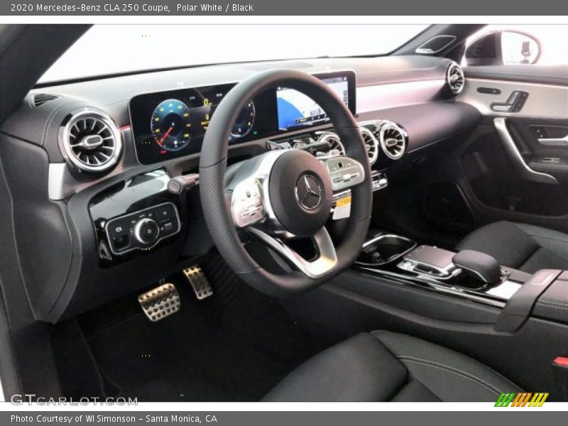 Polar White / Black 2020 Mercedes-Benz CLA 250 Coupe