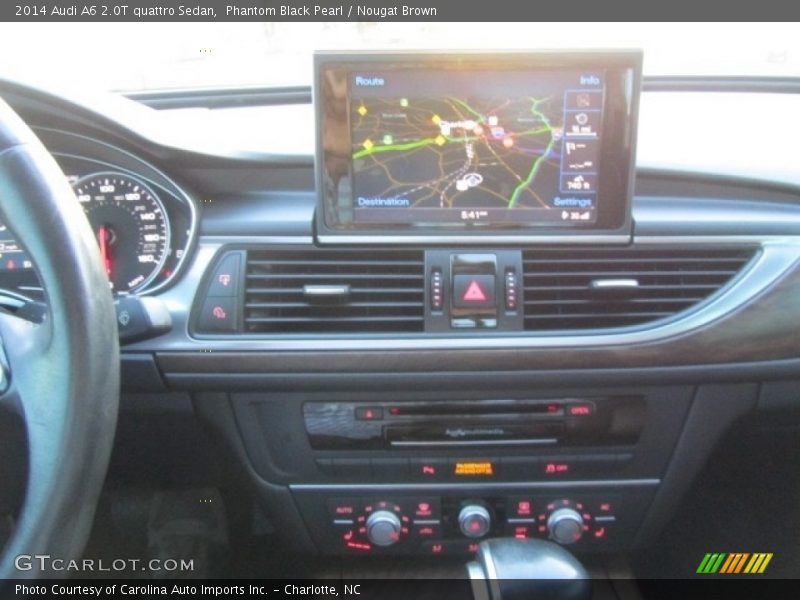 Phantom Black Pearl / Nougat Brown 2014 Audi A6 2.0T quattro Sedan
