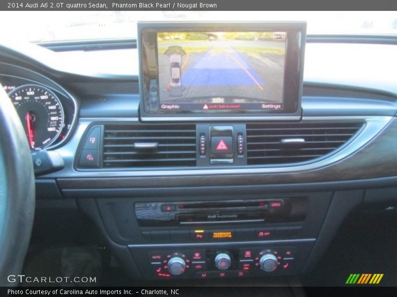 Phantom Black Pearl / Nougat Brown 2014 Audi A6 2.0T quattro Sedan