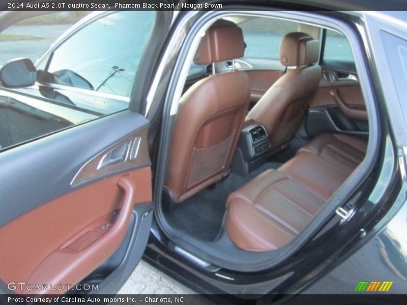 Phantom Black Pearl / Nougat Brown 2014 Audi A6 2.0T quattro Sedan