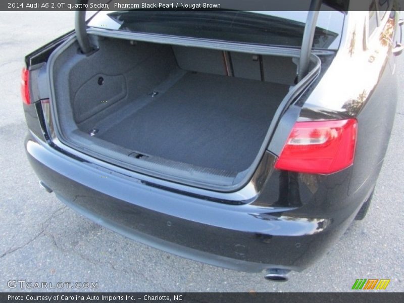 Phantom Black Pearl / Nougat Brown 2014 Audi A6 2.0T quattro Sedan