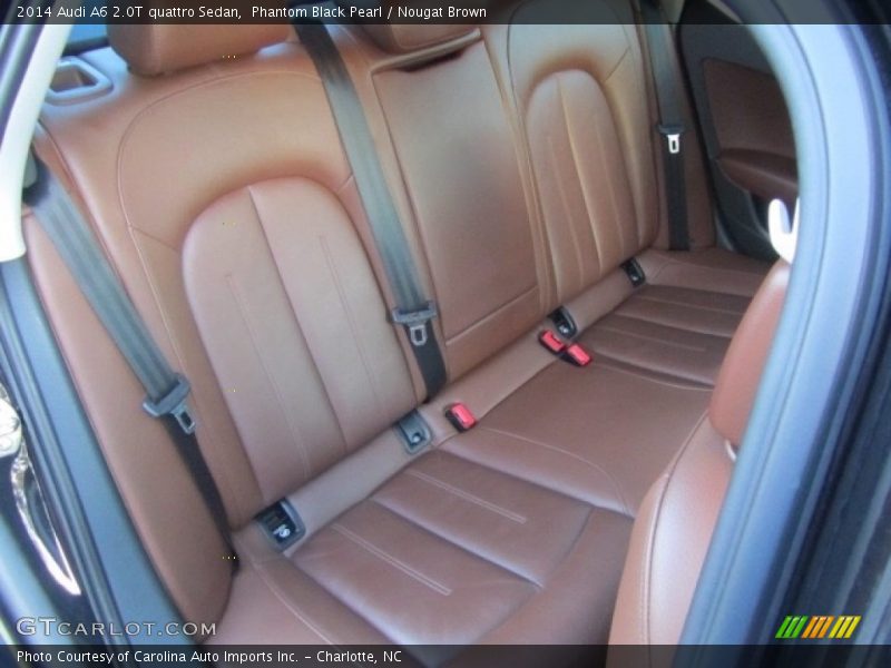 Phantom Black Pearl / Nougat Brown 2014 Audi A6 2.0T quattro Sedan