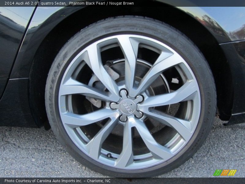 Phantom Black Pearl / Nougat Brown 2014 Audi A6 2.0T quattro Sedan