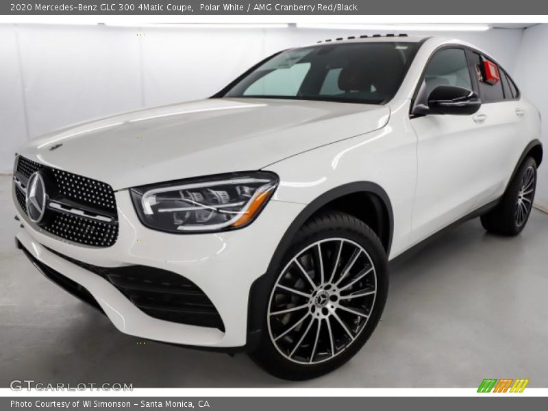 Front 3/4 View of 2020 GLC 300 4Matic Coupe