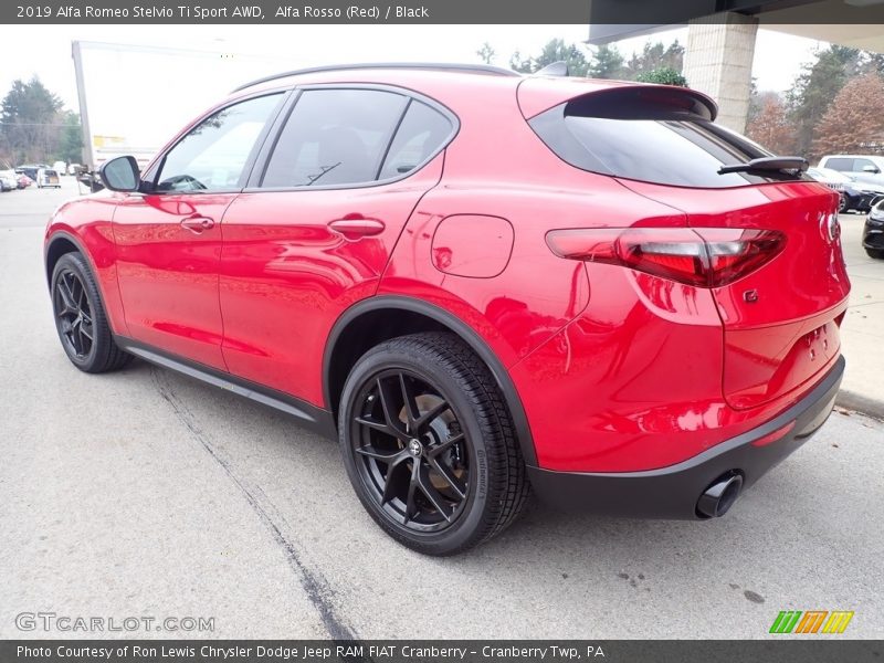 Alfa Rosso (Red) / Black 2019 Alfa Romeo Stelvio Ti Sport AWD