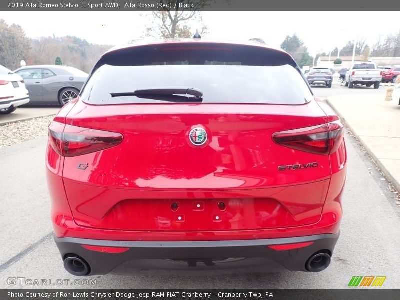 Alfa Rosso (Red) / Black 2019 Alfa Romeo Stelvio Ti Sport AWD