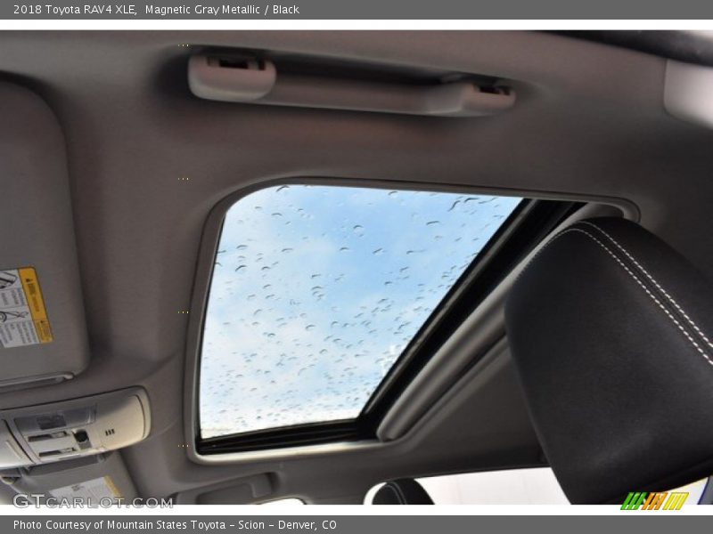 Magnetic Gray Metallic / Black 2018 Toyota RAV4 XLE