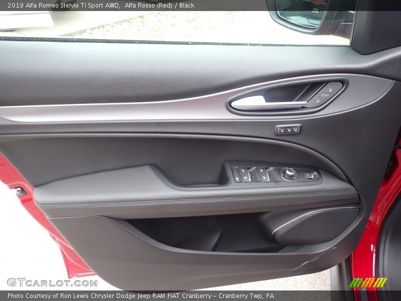 Alfa Rosso (Red) / Black 2019 Alfa Romeo Stelvio Ti Sport AWD
