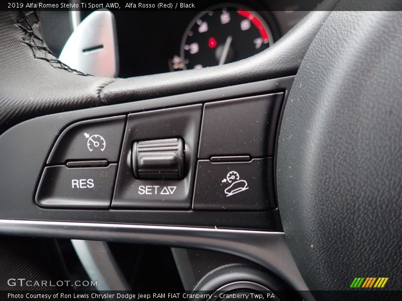 Alfa Rosso (Red) / Black 2019 Alfa Romeo Stelvio Ti Sport AWD