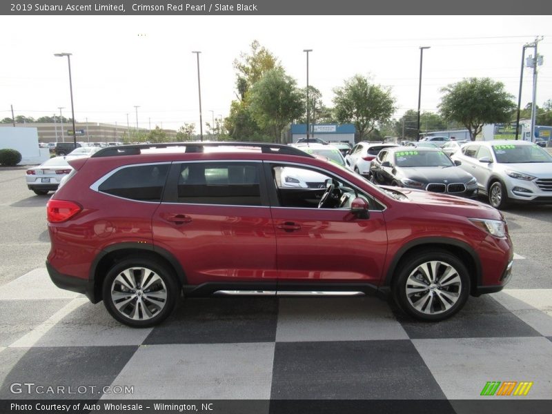 Crimson Red Pearl / Slate Black 2019 Subaru Ascent Limited