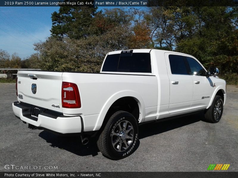  2019 2500 Laramie Longhorn Mega Cab 4x4 Pearl White