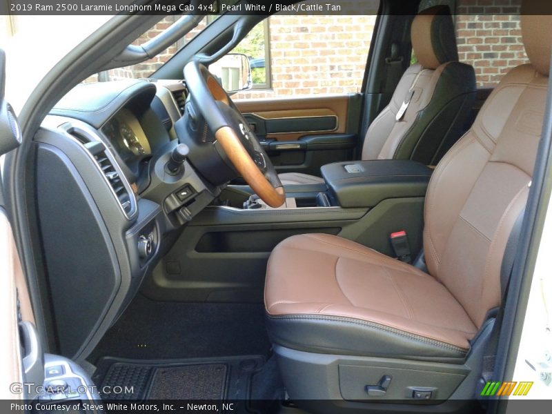  2019 2500 Laramie Longhorn Mega Cab 4x4 Black/Cattle Tan Interior