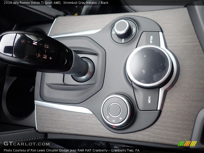 Stromboli Gray Metallic / Black 2019 Alfa Romeo Stelvio Ti Sport AWD