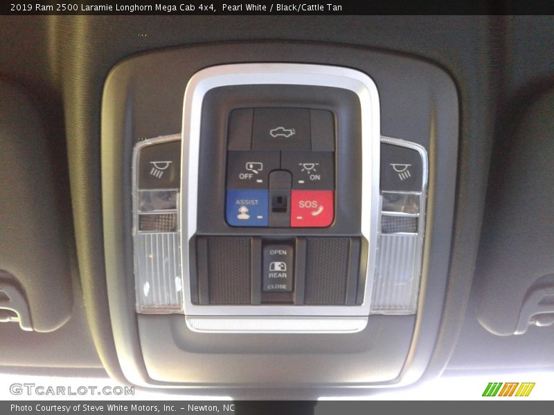 Controls of 2019 2500 Laramie Longhorn Mega Cab 4x4