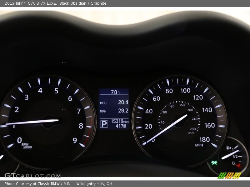  2019 Q70 3.7X LUXE 3.7X LUXE Gauges