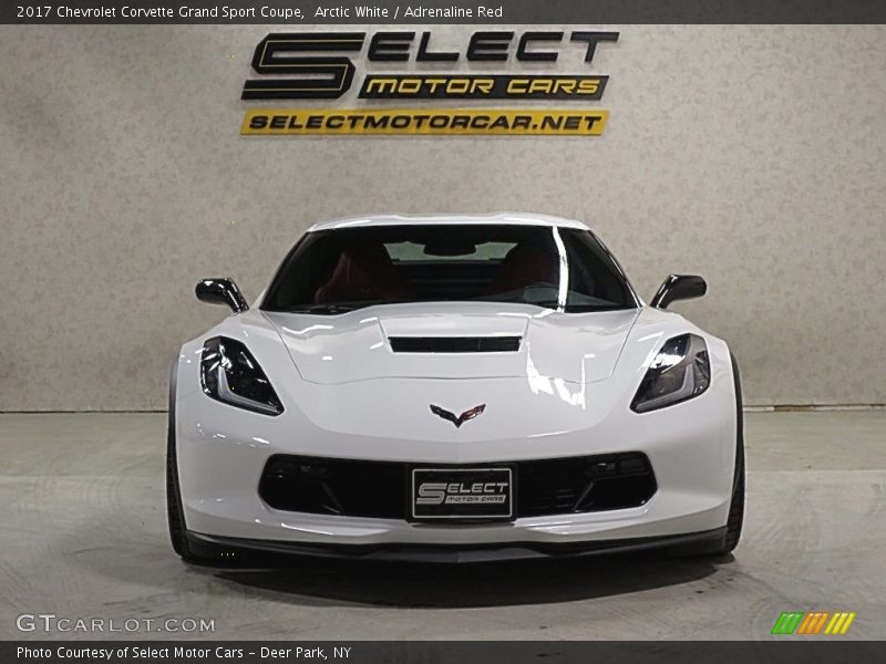 Arctic White / Adrenaline Red 2017 Chevrolet Corvette Grand Sport Coupe