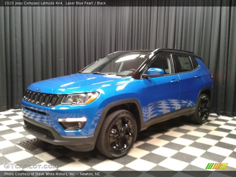 Laser Blue Pearl / Black 2020 Jeep Compass Latitude 4x4