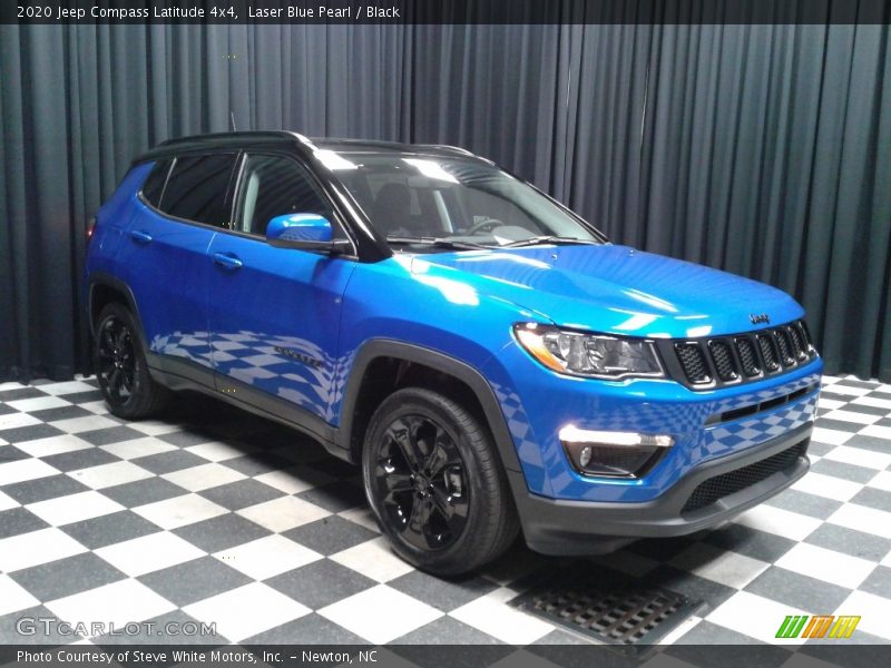 Laser Blue Pearl / Black 2020 Jeep Compass Latitude 4x4