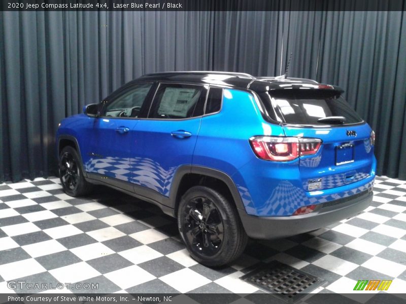 Laser Blue Pearl / Black 2020 Jeep Compass Latitude 4x4