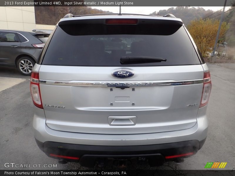 Ingot Silver Metallic / Medium Light Stone 2013 Ford Explorer Limited 4WD