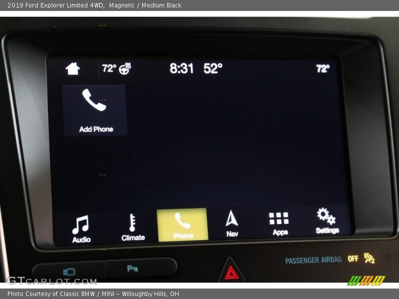 Magnetic / Medium Black 2019 Ford Explorer Limited 4WD